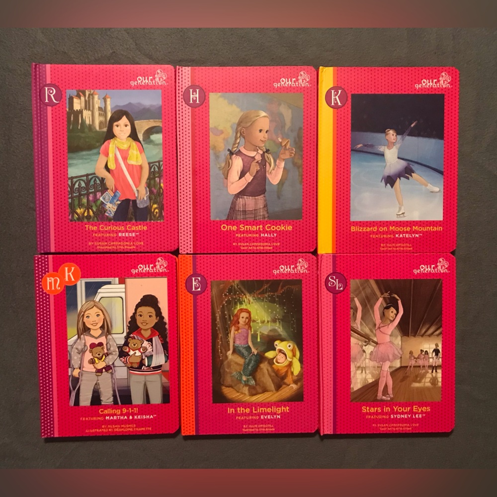 Set of 6 Our Generation Books